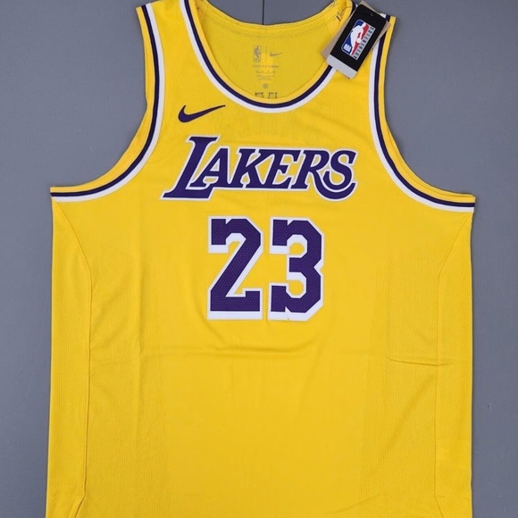 Nike LeBron James Los Angeles Lakers Icon Edition Swingman Jersey Size XL 52 NWT - Picture 6 of 9